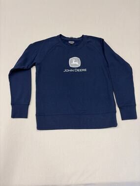 Trimark John Deere "Kruger" Fleece Crewneck Sweatshirt Women's Medium